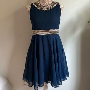 Blue dress